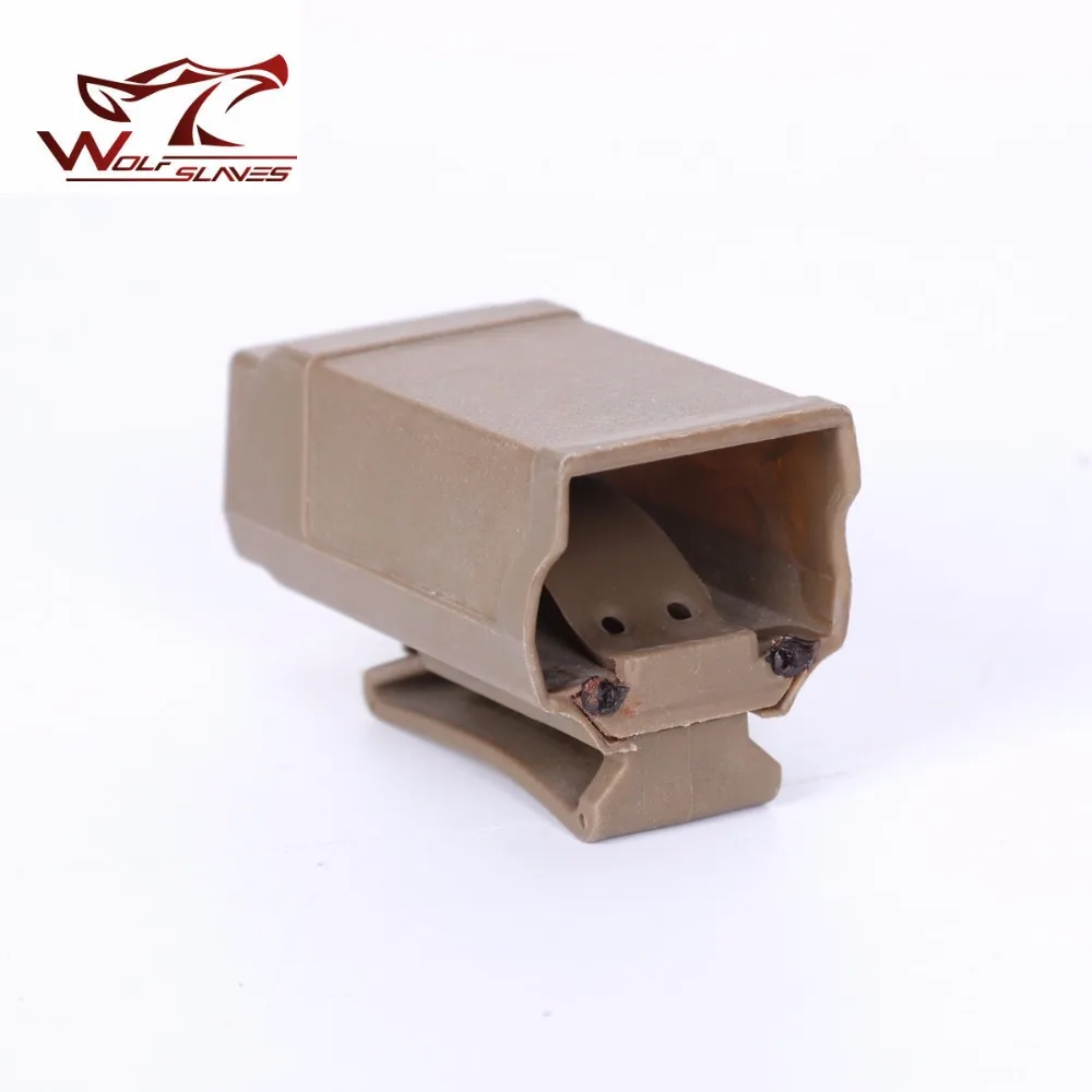 Bolsa para revistas de pistola táctica Glock individual, estuche con Clip Mag de apertura amplia, soporte para juego de guerra Airsoft, accesorios de caza - imagen 5