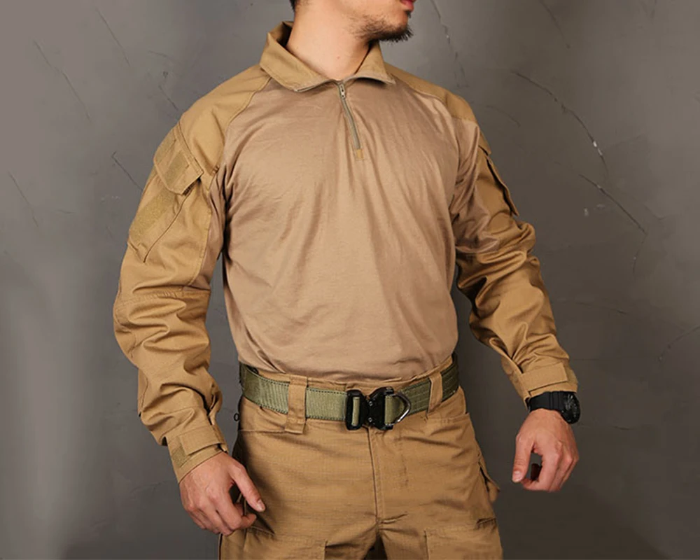 EMERSONGEAR-Camisa de combate militar táctica, camisa Bdu, marrón coyote, EM9422, Gen3 - imagen 2
