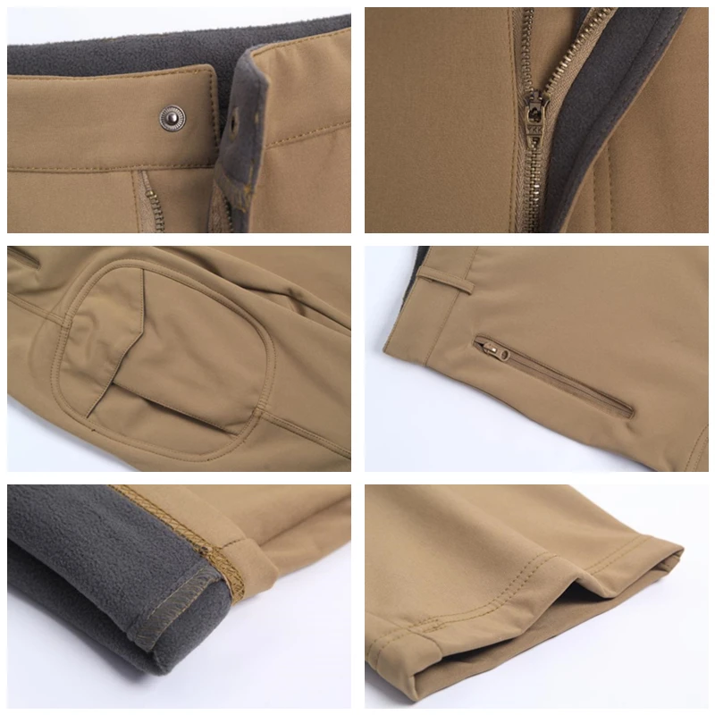 Uniforme táctico térmico de lana para senderismo exterior hombre - imagen 5