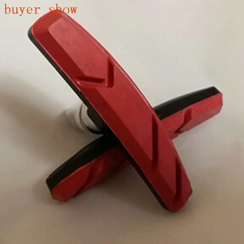 Almohadillas de freno para bicicleta de montaña y carretera, soporte de freno en V, zapatos, bloques de goma, accesorios de ciclismo duraderos, 1 par, 2510 - imagen 5