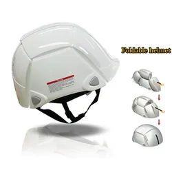 Nuevo casco plegable, cascos de seguridad portátiles, gorra de trabajo, sitio al aire libre, mineros, protección laboral, construcción, casco duro antigolpes