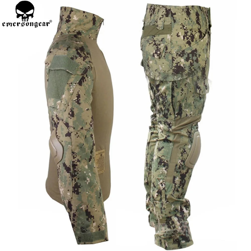 EMERSONGEAR-traje táctico Gen2, camisa de combate, pantalones con rodilleras, uniforme de Airsoft, Paitball, AOR2, EM6924 - imagen 3