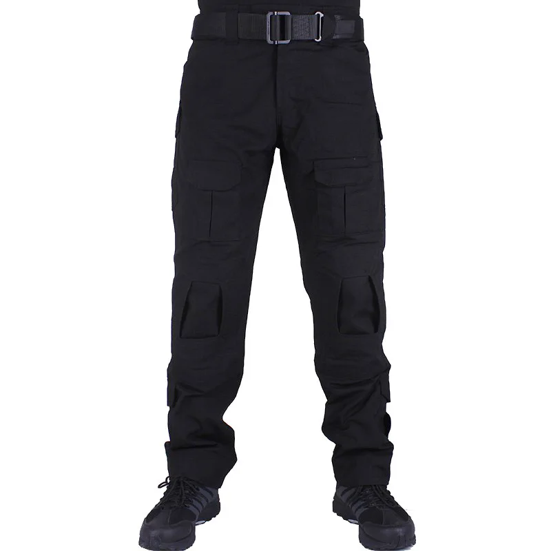 Pantalones de combate de camuflaje VULPO para hombre, pantalones tácticos con rodilleras extraíbles - imagen 2