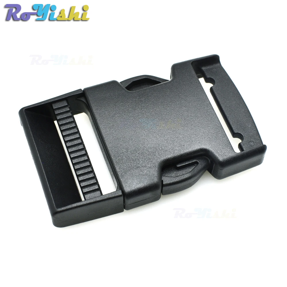 Hebilla de Liberación lateral de plástico para correas de mochila, 1-1/2 "(40mm), color negro - imagen 3