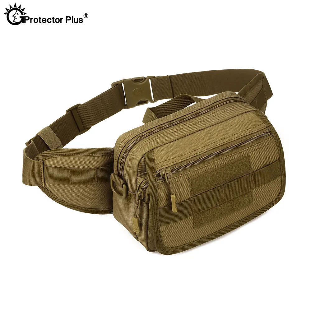 Riñonera táctica militar Molle, bolsa de camuflaje multifunción, 6 pulgadas, mensajero para teléfono, bandolera para deportes al aire libre