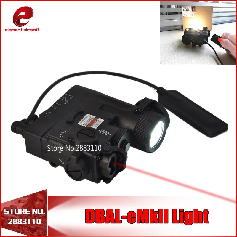 Element Airsoft-linterna táctica DBAL-EMKII, láser IR, Led, multifunción, DBAL-D2, luces para armas, EX328 - imagen 3