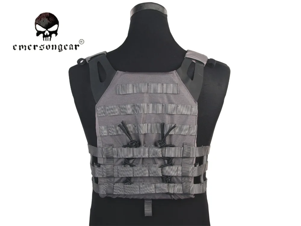 Emersongear-Chaleco de combate JPC, versión simplificada, soporte para la espalda, color gris Lobo, EM7344H - imagen 2