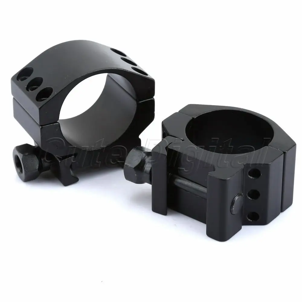 Anillo táctico de montaje para mira telescópica de 30mm, perfil bajo, Weaver Picatinny, resistente, 6 pernos, anillos de 30mm, accesorios extremos de caza, 1 pieza - imagen 2