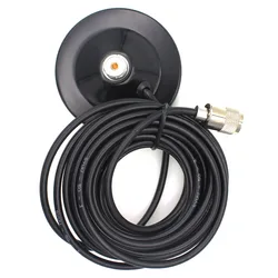 Cable alimentación magnético coche con base antena PL259