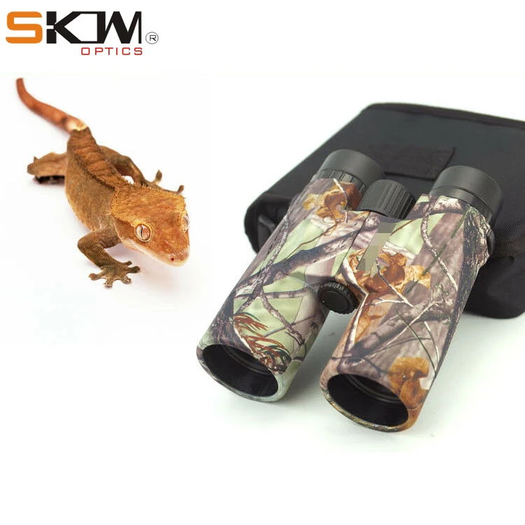 SKWoptics-Camo 8x42, binoculares para observación de aves, caza impermeable, Bak4 de alta potencia,