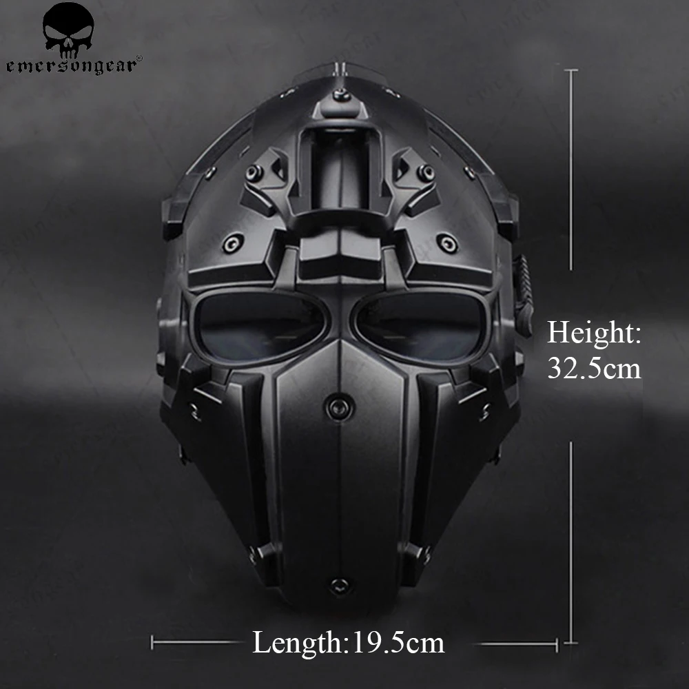 EMERSONGEAR Ronin Fan Full Mas gafas máscara de plástico 5 uds lente un juego máscara protectora gafas emerson casco BD6646 - imagen 3