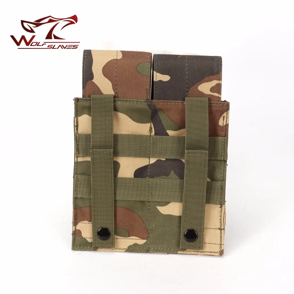 Bolsa táctica M4 de doble cargador, bolsa militar Airsoft Wargame, Clip Mag, accesorios de caza, bolsa de camuflaje múltiple - imagen 2
