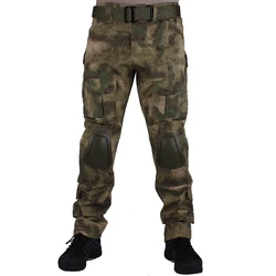 Uniforme combate BDU verde woodland con coderas y rodilleras