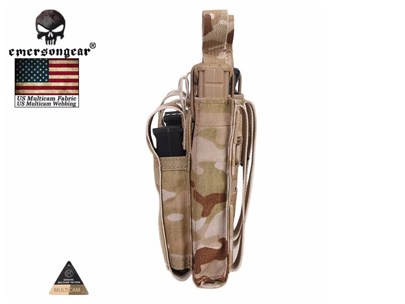 Emersongear-5.56 y pistola triple bolsa para revistas abierta em6363 - imagen 4