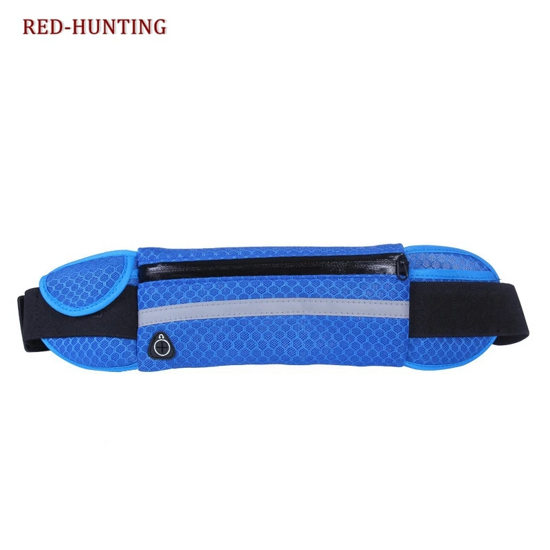 Riñonera impermeable para correr Unisex, bolsa de gimnasio elástica portátil para correr, viajar, acampar, soporte para teléfono móvil, bolsa de cintura - imagen 3