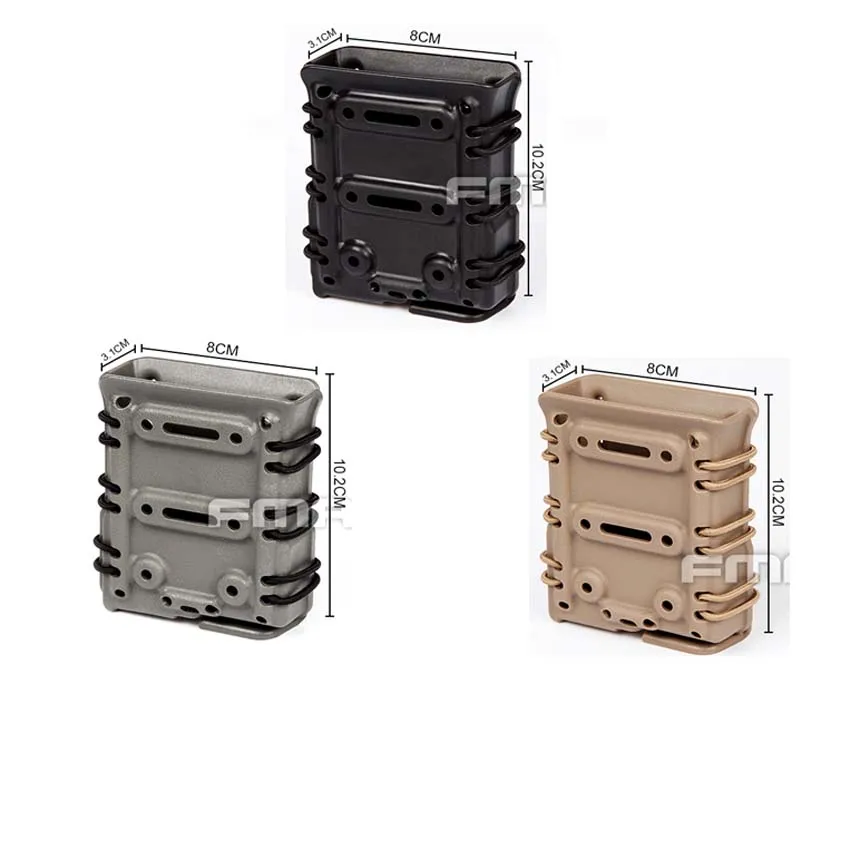 BK/DE/FG Bolsa táctica para revistas Molle FMA Mag portador de una sola bolsa 7,62 - imagen 2