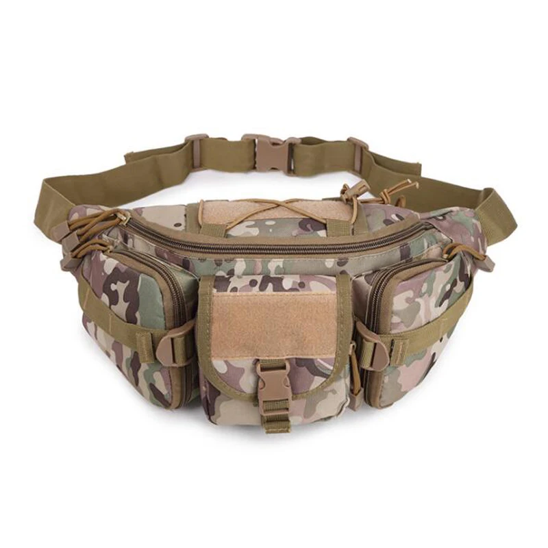 Molle-bolso de hombro para el pecho, riñonera táctica de camuflaje para Outdoot, caza, senderismo, escalada, cinturón - imagen 3