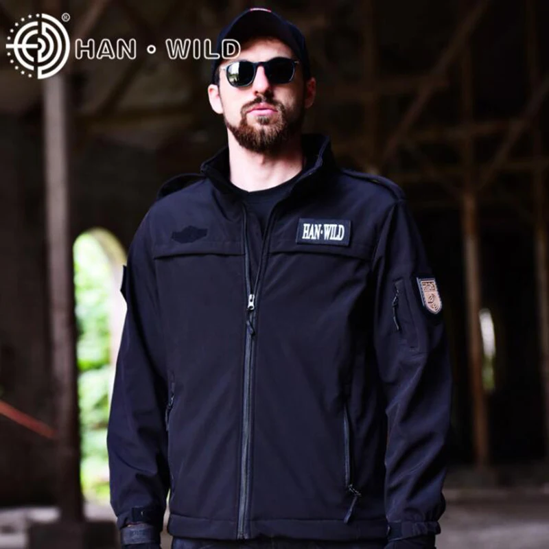 Chaqueta táctica Softshell para hombre, chaqueta térmica de lana Polar para invierno, senderismo, Camping, escalada, deporte al aire libre, cortavientos con capucha - imagen 3