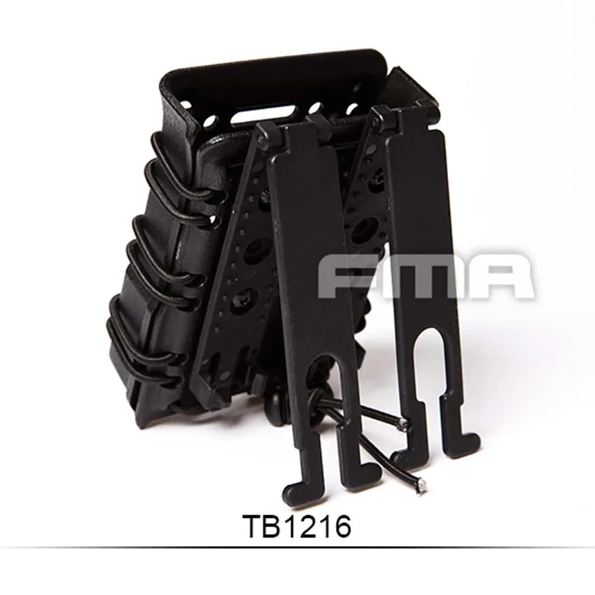 BK/DE/FG Bolsa táctica para revistas Molle FMA Mag portador de una sola bolsa 7,62