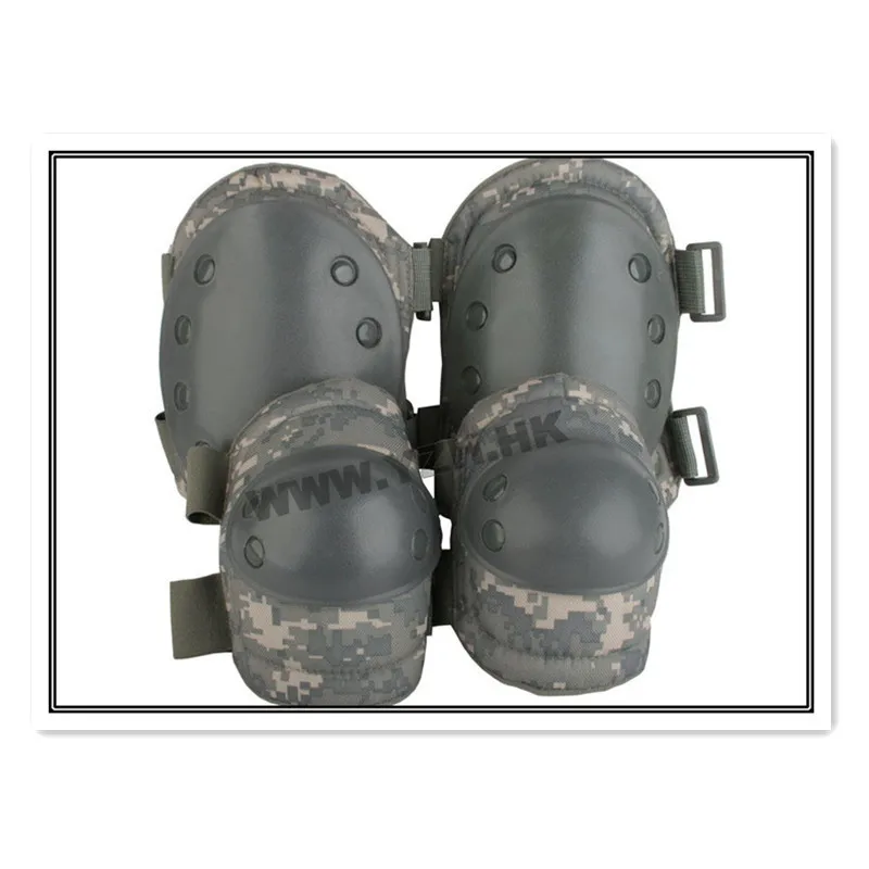 ¡La mejor calidad del Ejército de EE. UU.! Equipo de protección táctico para paintball, rodilleras y coderas, 4 unids/lote, Envío Gratis - imagen 2