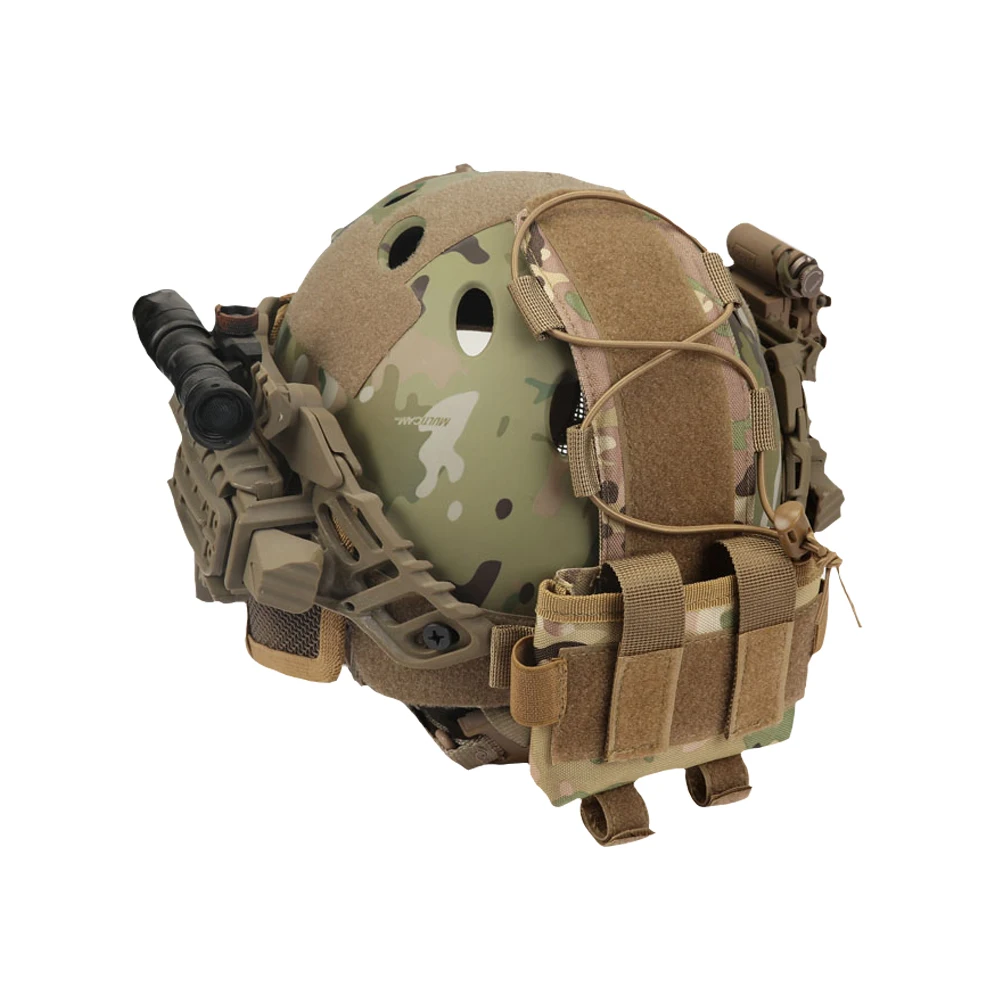 Bolsa táctica MK2, funda de batería para casco, caza, combate de camuflaje, contrapeso táctico, bolsa de batería, bolsa Molle - imagen 2