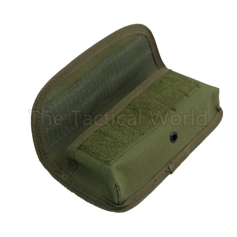 Airsoft-bolsa táctica de caza para Paintball MOLLE, accesorio redondo de calibre 12, cartuchos de escopeta Mag, bolsa para revistas, herramienta de bronceado negro - imagen 3
