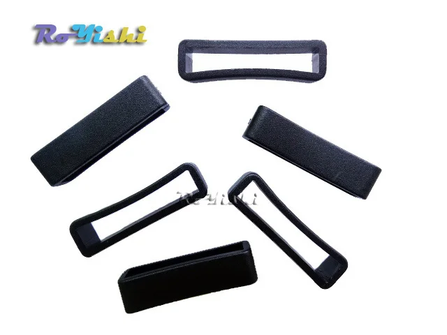 Hebillas de bucle cuadrado para cinturón de perro, arnés para Collar, correas para mochila, correas de plástico de 32mm, color negro, 1-1000 ", 1/4 unids/paquete - imagen 2