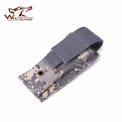 Bolsa Molle para pistola individual, bolsa para revista, cuchillo, funda para linterna, munición de caza, bolsas de camuflaje, accesorios