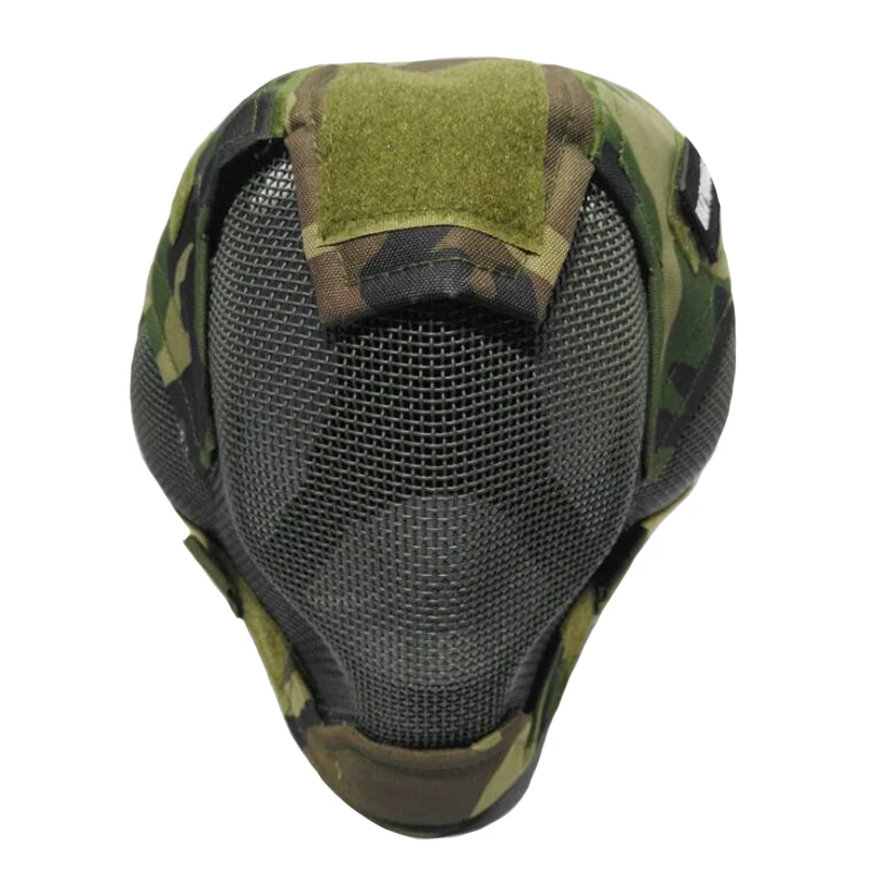 TAK YIYING-mascarilla Airsoft, máscara facial completa, juego de guerra, malla de acero, Paintbal, máscara protectora para cabeza, caza, cubierta completa, máscara V6 - imagen 5
