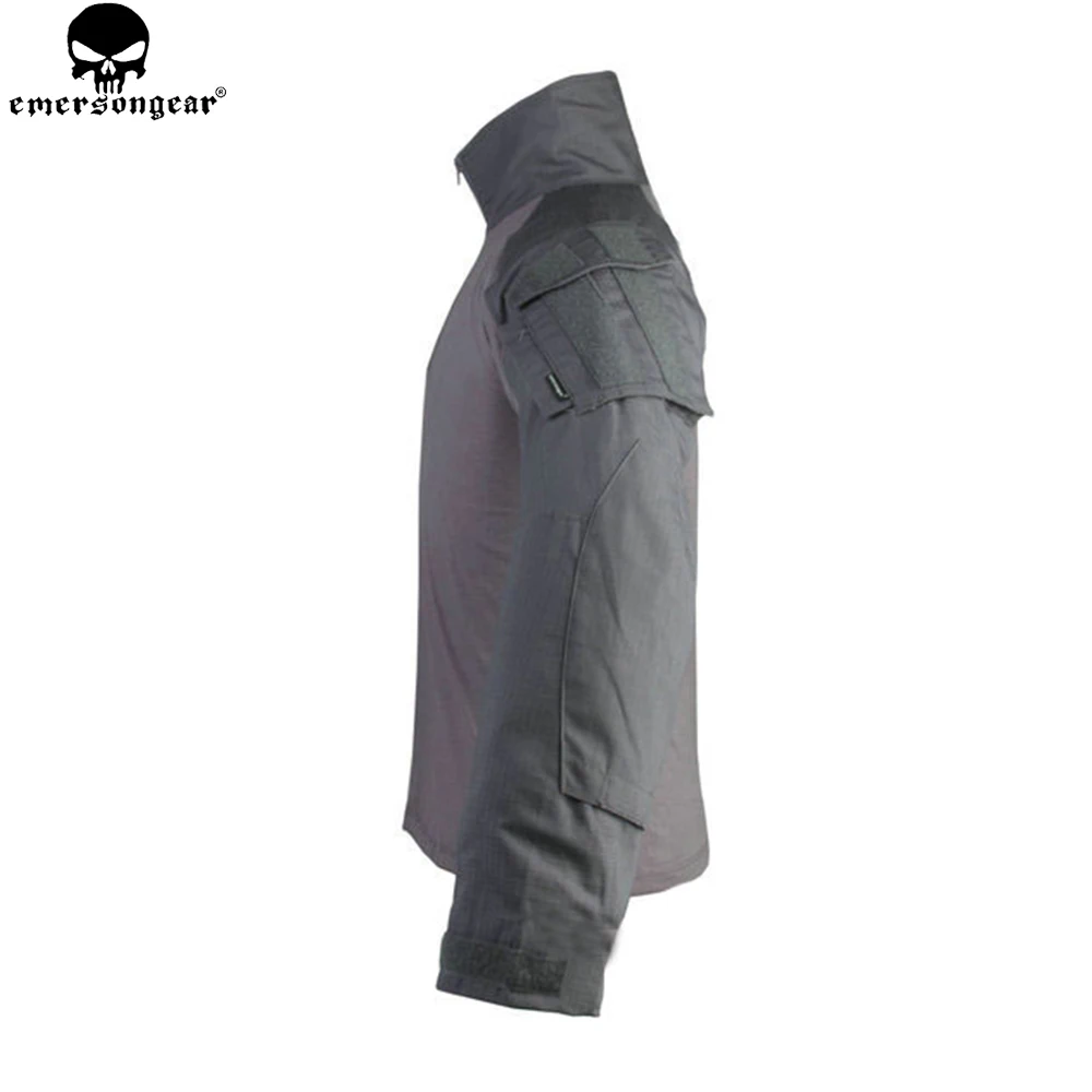 EMERSONGEAR-camisa de combate táctica G3 para hombre, camisa de entrenamiento táctico al aire libre, soldados, manga larga, lobo gris - imagen 3