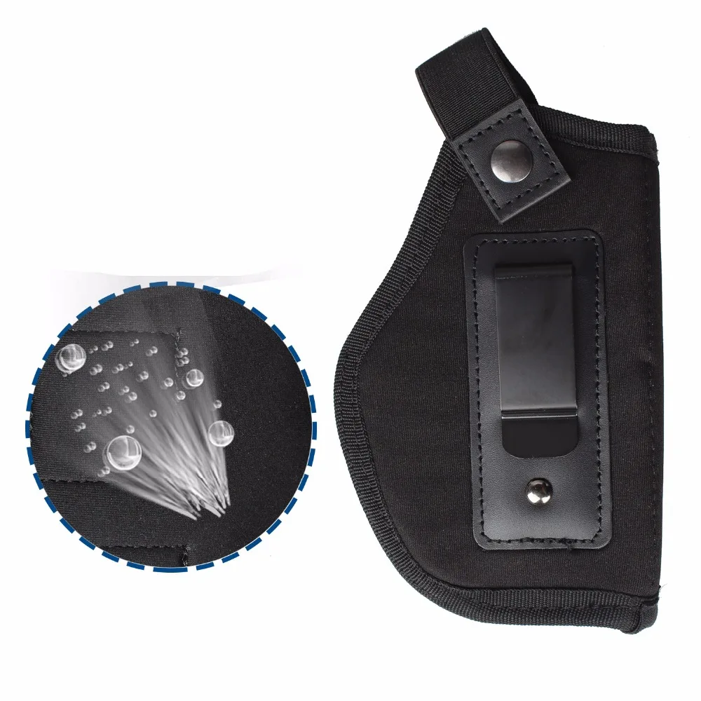 Funda táctica de nailon para caza, funda de neopreno para pistola GLOCK 17 19 22 23 32 33 92 M9, fundas universales ocultas para pistola - imagen 4