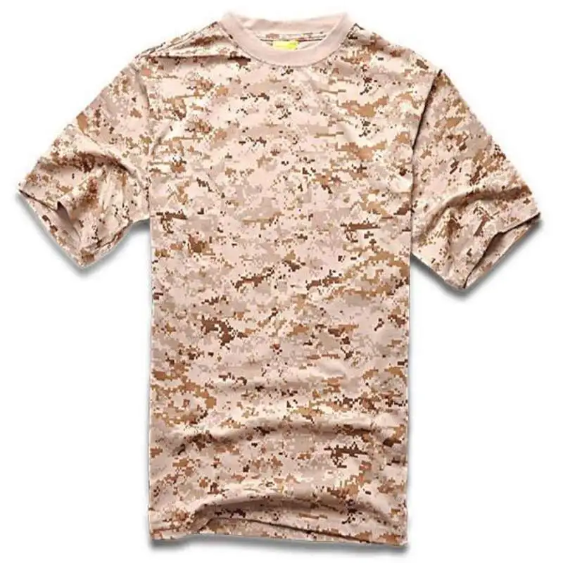 Nueva camiseta de camuflaje al aire libre para hombre, camiseta de combate táctico transpirable, camisetas de camuflaje seco para campamento, ropa de caza, camisa - imagen 5