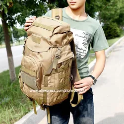 Mochila táctica Molle 50L – Assalto militar outdoor universal