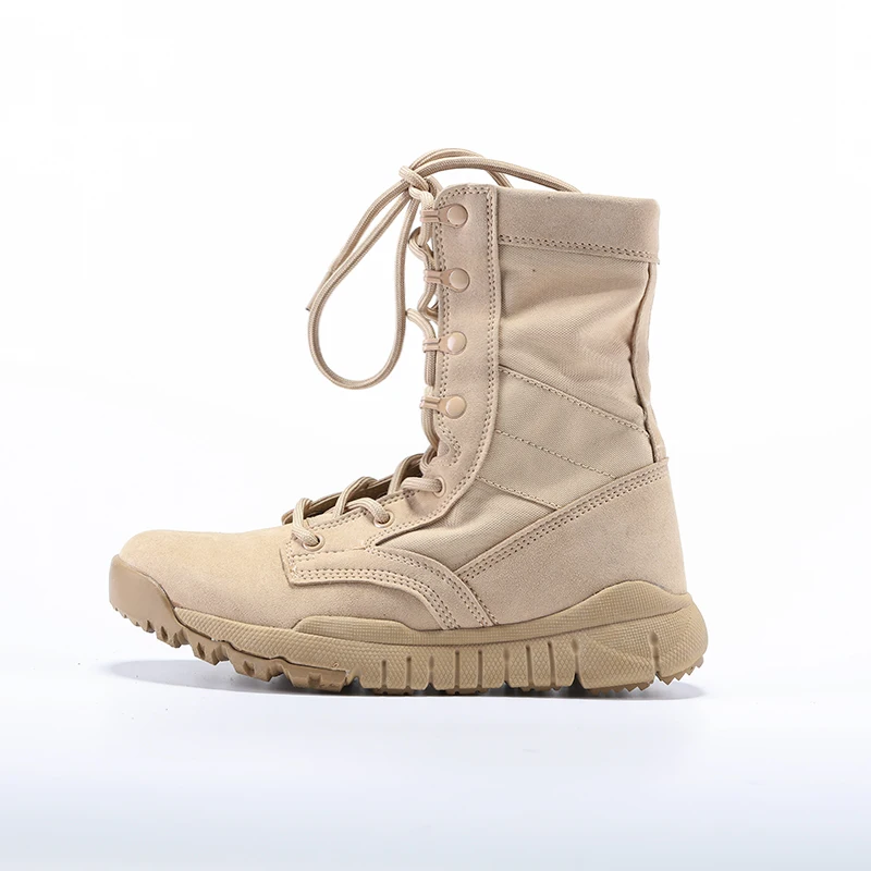 Botas ultraligeras para hombre, zapatos transpirables con absorción de impacto en el desierto, Botines altos de fuerzas especiales para verano - imagen 3