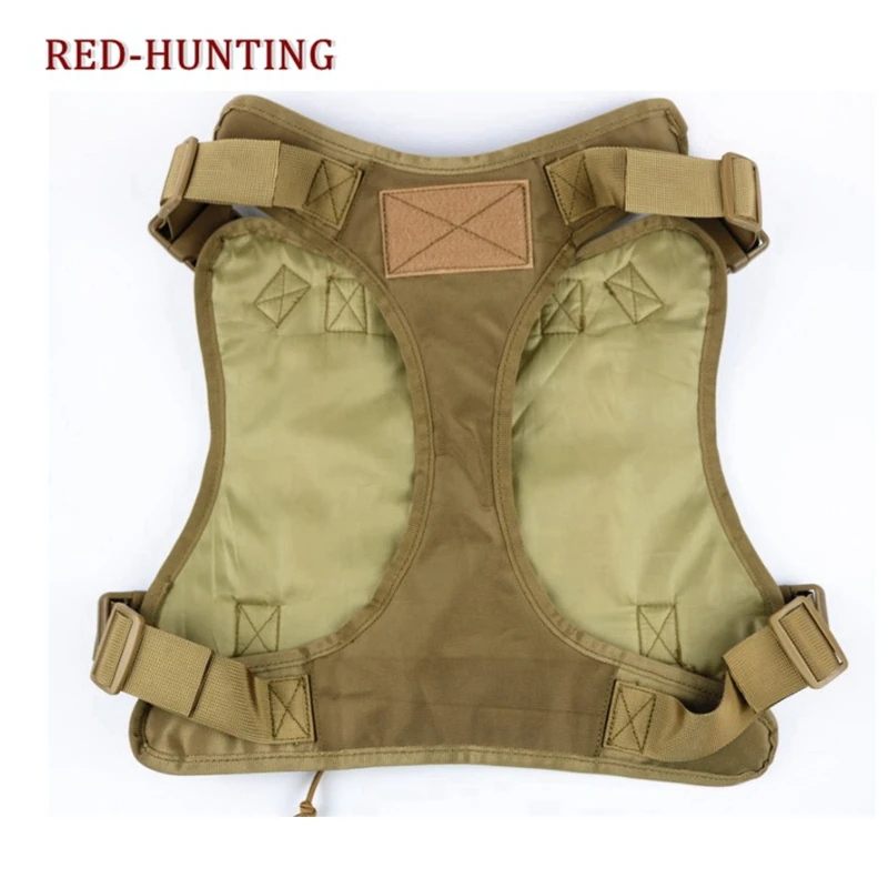 Chaleco táctico K9 Molle para perro, arnés ajustable para entrenamiento de patrulla militar, con mango, novedad - imagen 4