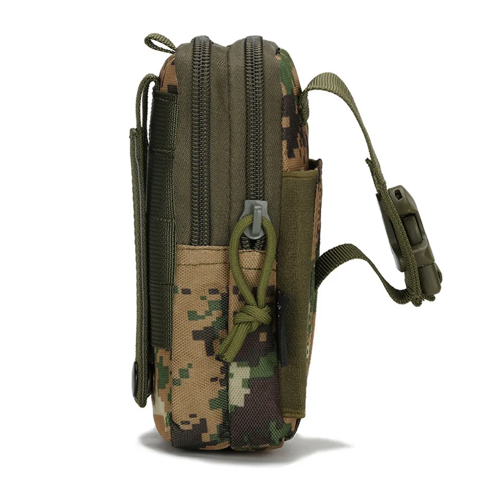 Riñonera táctica multifuncional, soporte para teléfono, bolsa Molle duradera, accesorios impermeables para caza y pesca, bolsa de cintura en 9 colores - imagen 5