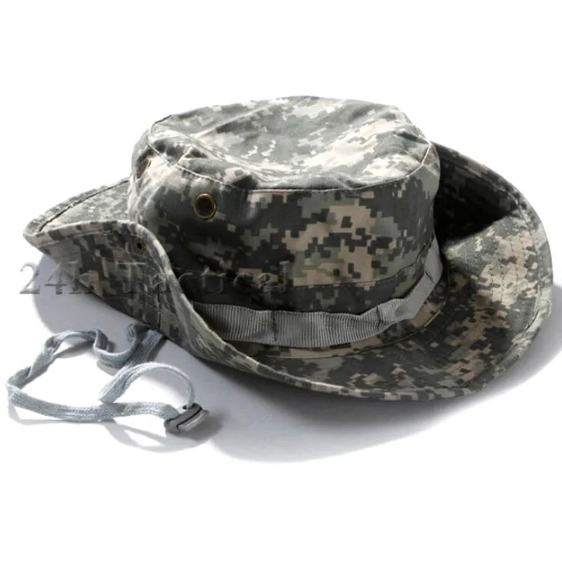 Sombrero táctico para francotirador, gorra militar de camuflaje, accesorios de caza, Multicam, Boonie, Airsoft - imagen 5