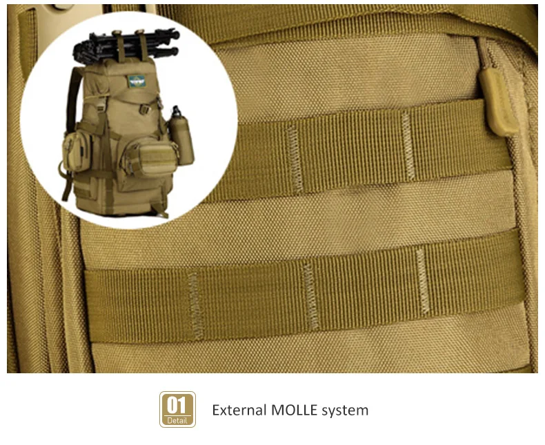 Mochila Táctica - Detalle final