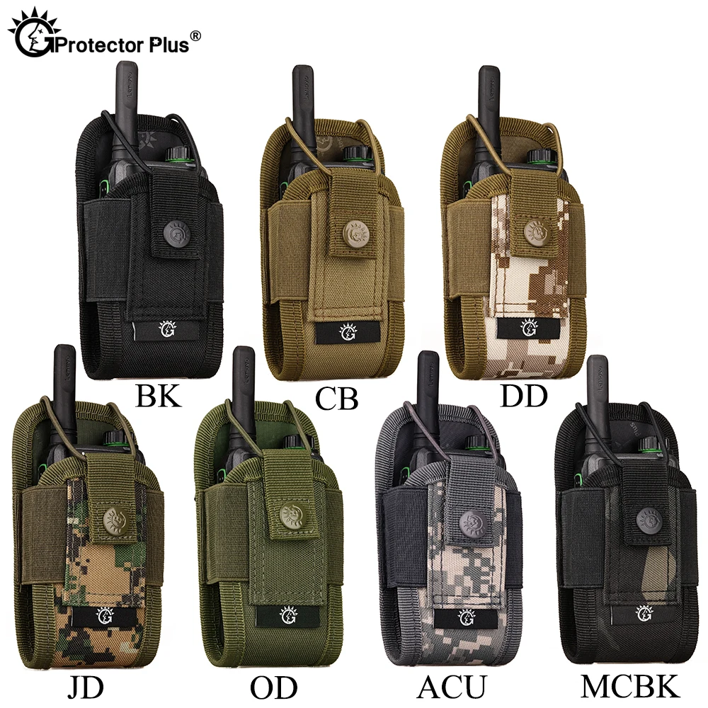 PROTECTOR PLUS táctico walkie-talkie bolsa ventilador del ejército Molle CS equipo camuflaje accesorio multifunción Paquete de deportes al aire libre - imagen 3