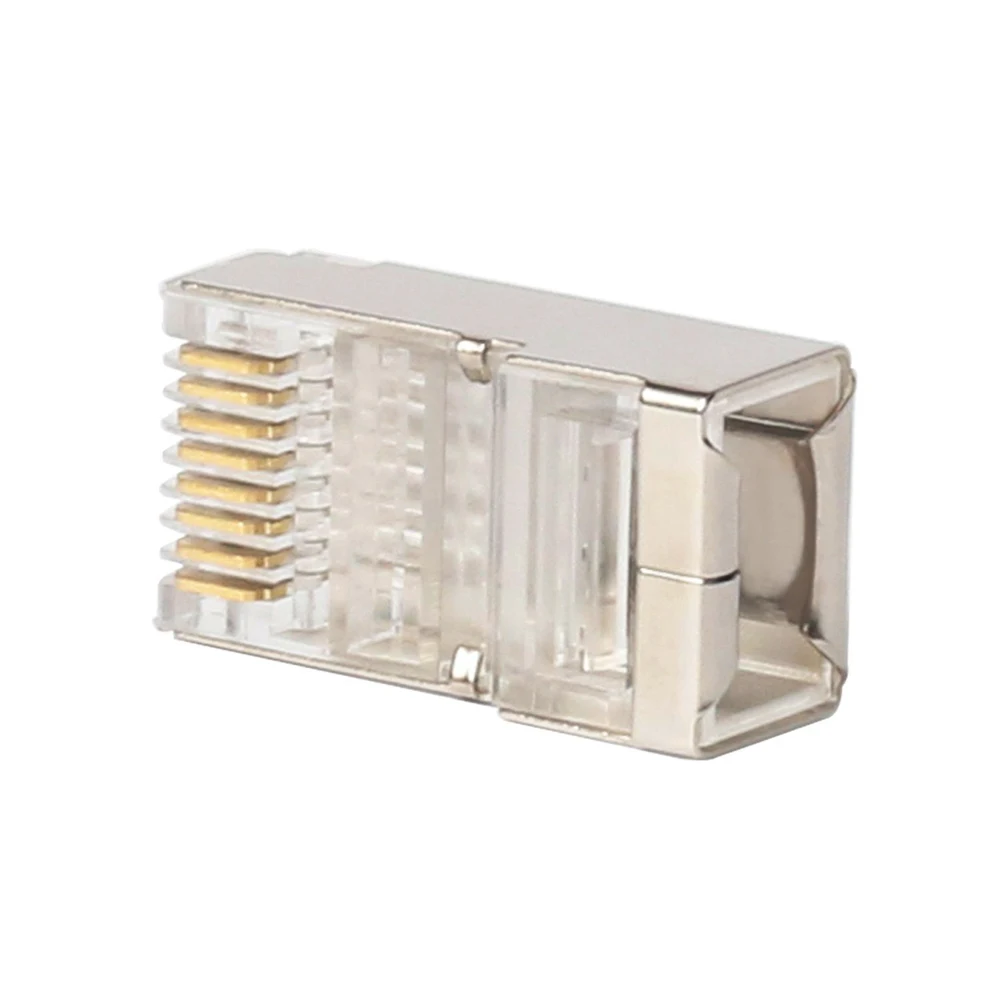 Conector de cable ethernet cat5e xintylink, enchufe rj45, red macho rg rj 45 stp, conector blindado keystone cat5 lan, 50/100 Uds. - imagen 3