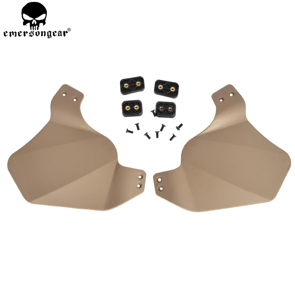 Emersongear FAST Protectores para los oídos para casco, almohadillas protectoras de plástico ABS, cubierta lateral para casco táctico, accesorios para riel, juego Airsoft - imagen 3