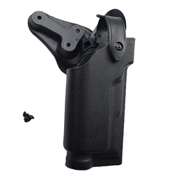 Funda táctica pistola con linterna, liberación rápida para cinturón