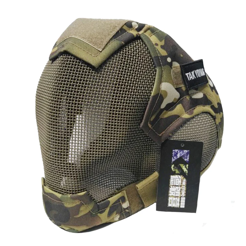 TAK YIYING V6 máscara airsoft facial completa malla acero - imagen 2