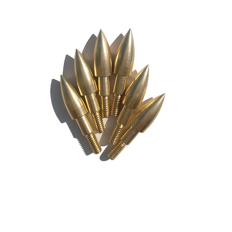 Sharrow-Flecha de tiro con arco, accesorio de caza, punta ancha, color dorado, 30 unidades - imagen 3