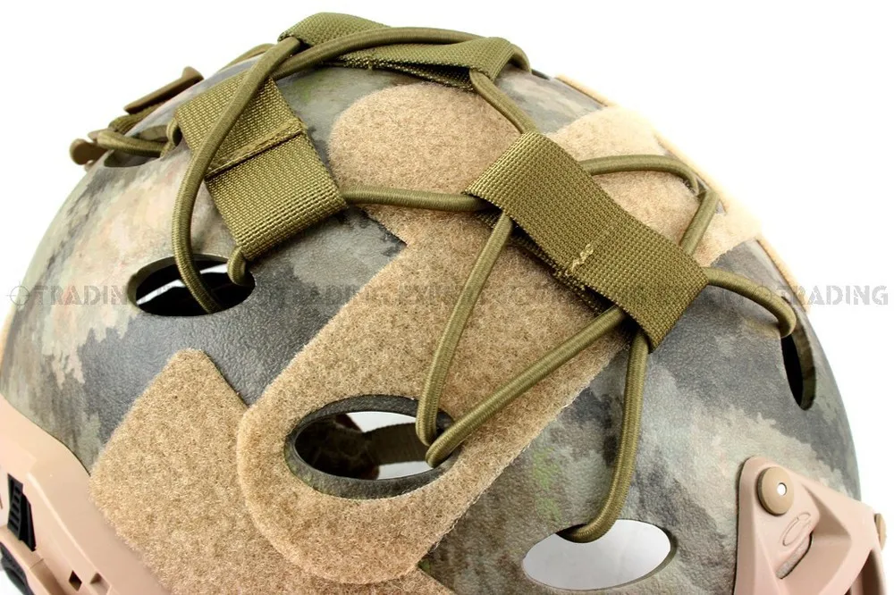 EMERSON-cuerda para casco, accesorios para casco rápido, conjunto de cubierta, malla de carga, red elástica, bricolaje