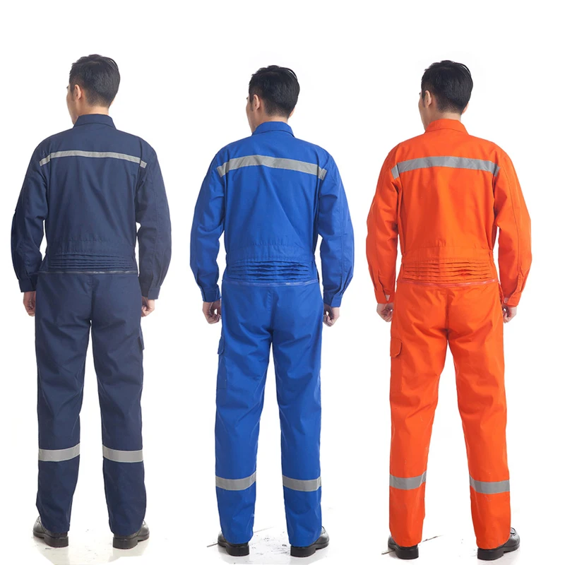 Monos de trabajo para hombre y mujer, uniformes reflectantes de sección delgada para Primavera, trabajo de soldadura, taller mecánico, ropa de talla grande - imagen 3