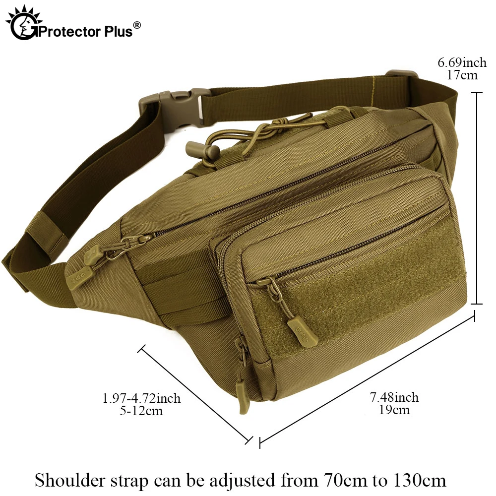 Riñonera táctica multifunción para exteriores, bolsa de pecho de combate militar, Camping, deporte, caza, impermeable - imagen 3