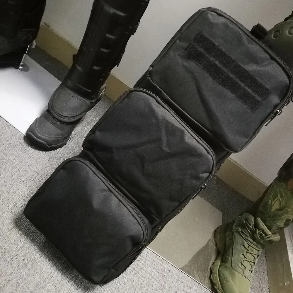 Bolsa táctica para Rifle de 24 ", mochila MP5 de hombro, equipo de caza negro, bolsa Molle, bolsas de herramientas para pistola de francotirador, estuche cruzado - imagen 2