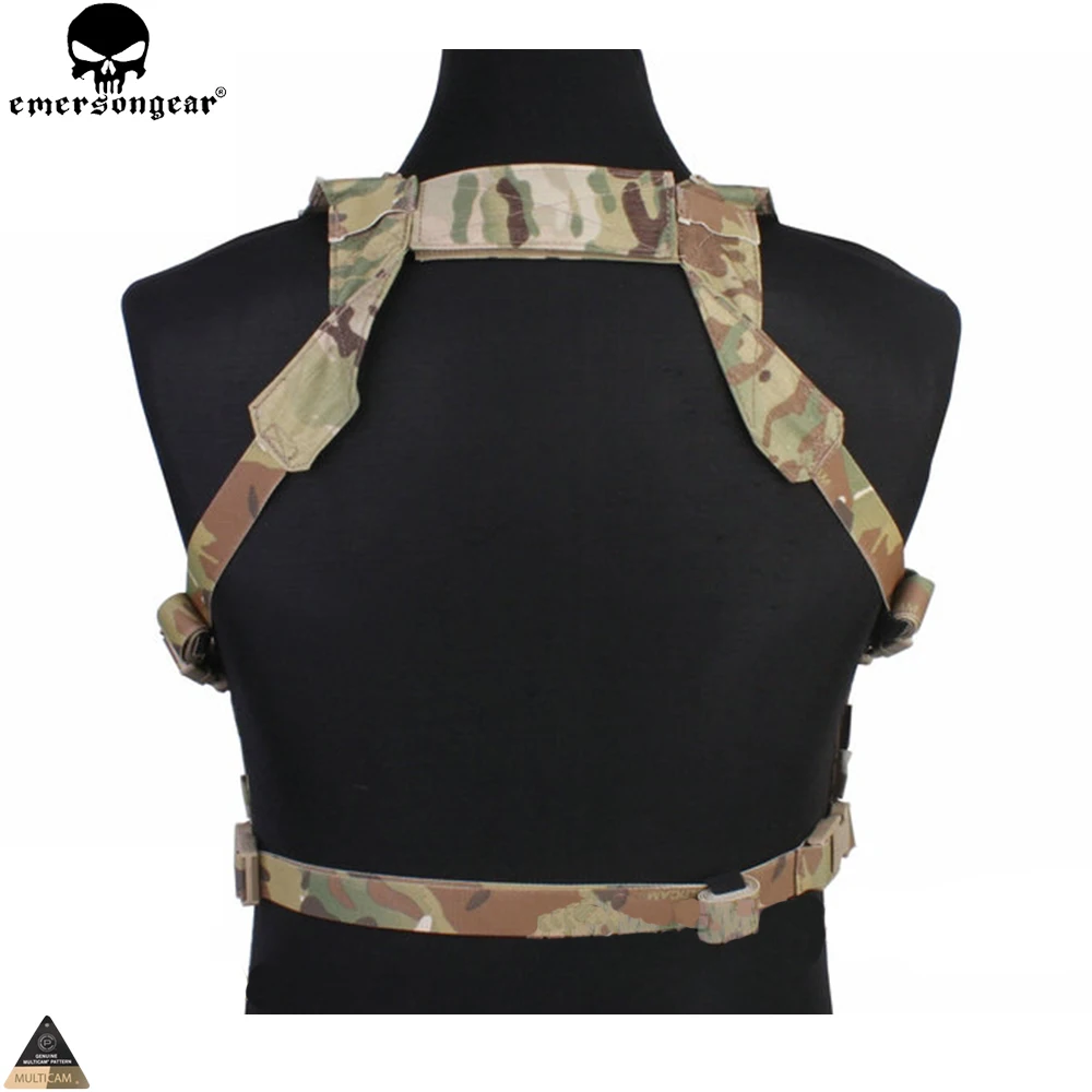 Emersongear-Chaleco de fácil aparejo para el pecho, chaleco táctico de combate, Recon con bolsa para revistas, Airsoft, caza, Paintball, Multicam, EM7450 - imagen 5