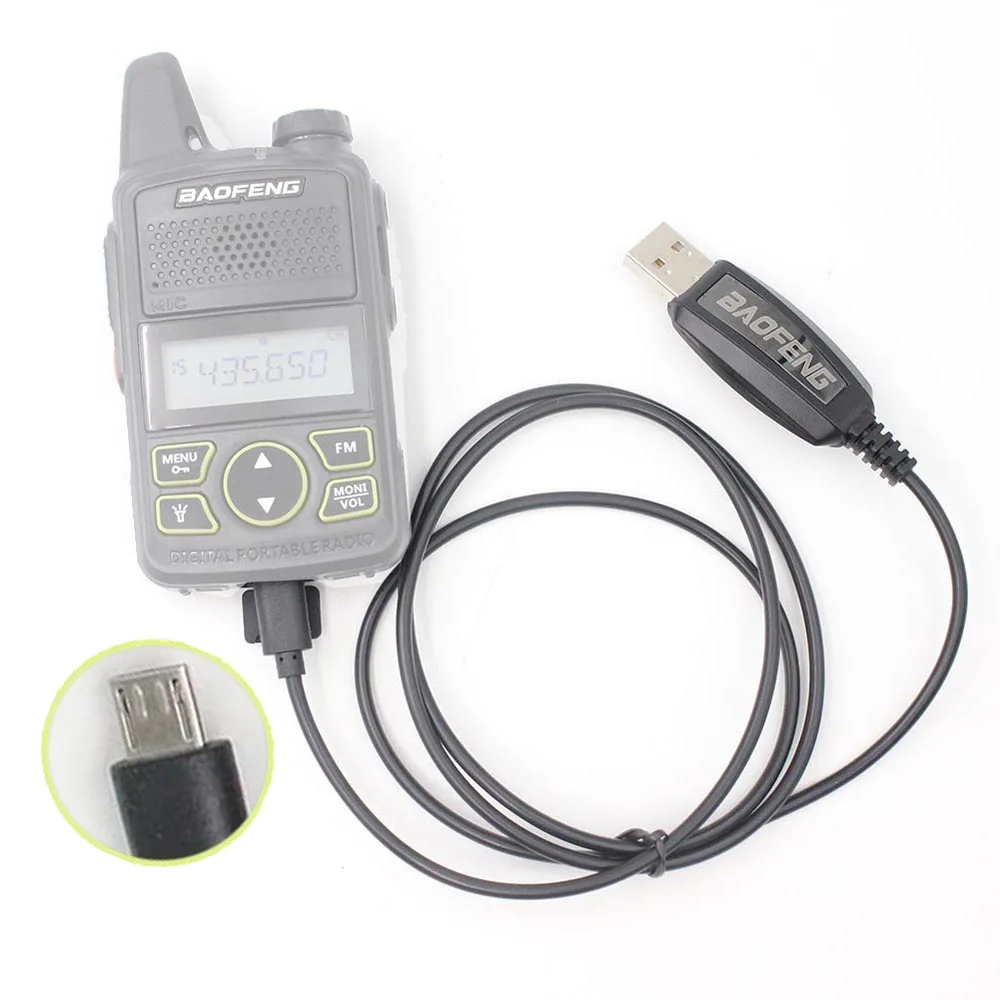 BAOFENG-Cable de programación USB BF-T1, Original, para BAOFENG BF-T1, UHF 400-470mhz, mini Walkie Talkie - imagen 5